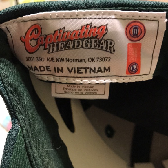 Michigan State Spartans Green and White cap.  New, adjustable closure, logo - Picture 3 of 8